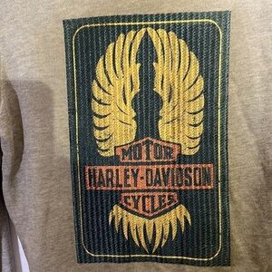 HARLEY-DAVIDSON hoodie, size XS, 17” pit to pit.